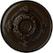 Ekena Millwork Monique Ceiling Medallion (Fits Canopies up to 3 3/4"), Hand-Painted Bronze, 13 3/4"OD x 1"P CM13MOBZS - alternate 1